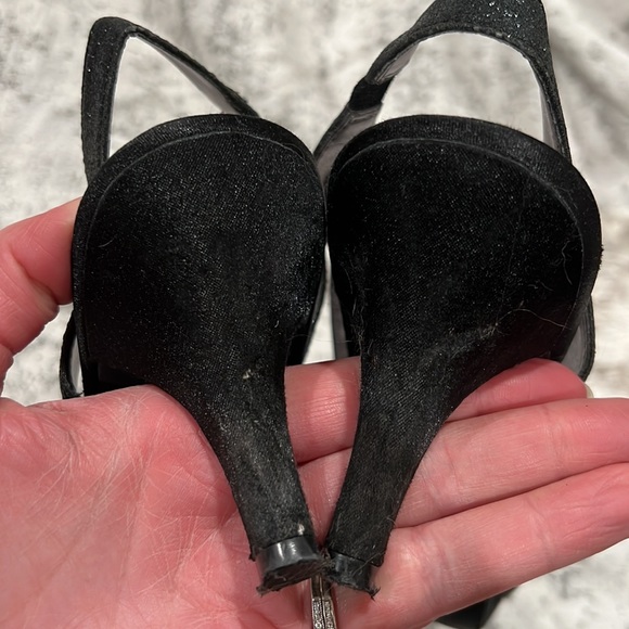 Black sparkle heels - Picture 5 of 5